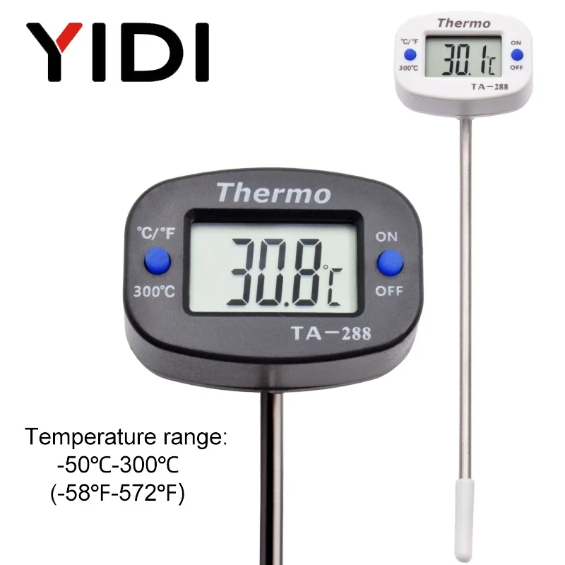 Kitchen Appliances Video - Termómetro Digital LCD TA288, sonda para