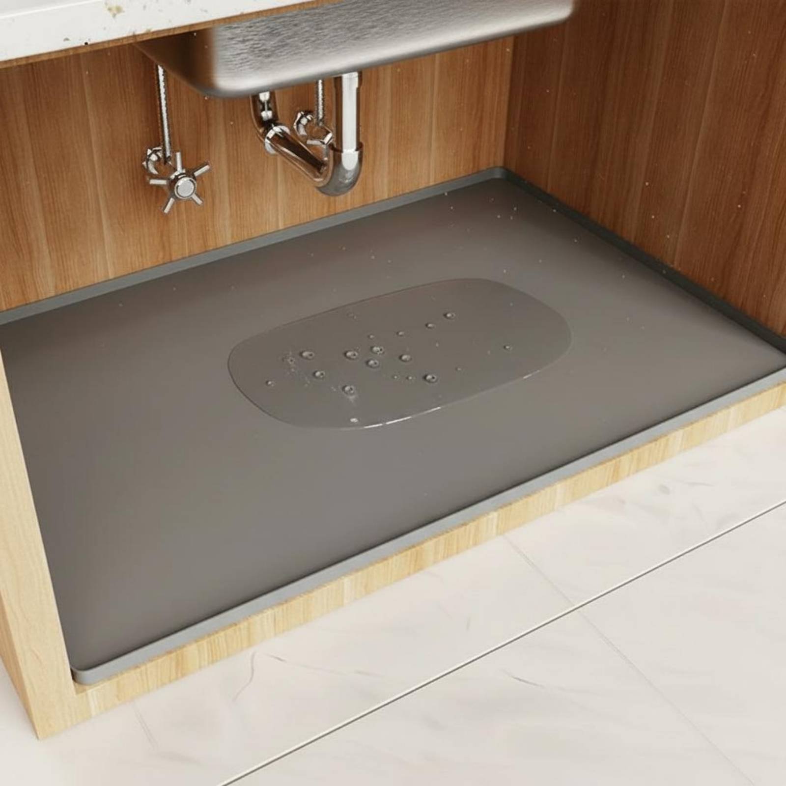 Kitchen Appliances Cabinet - Tapete Impermeable para Debajo del Fregadero,