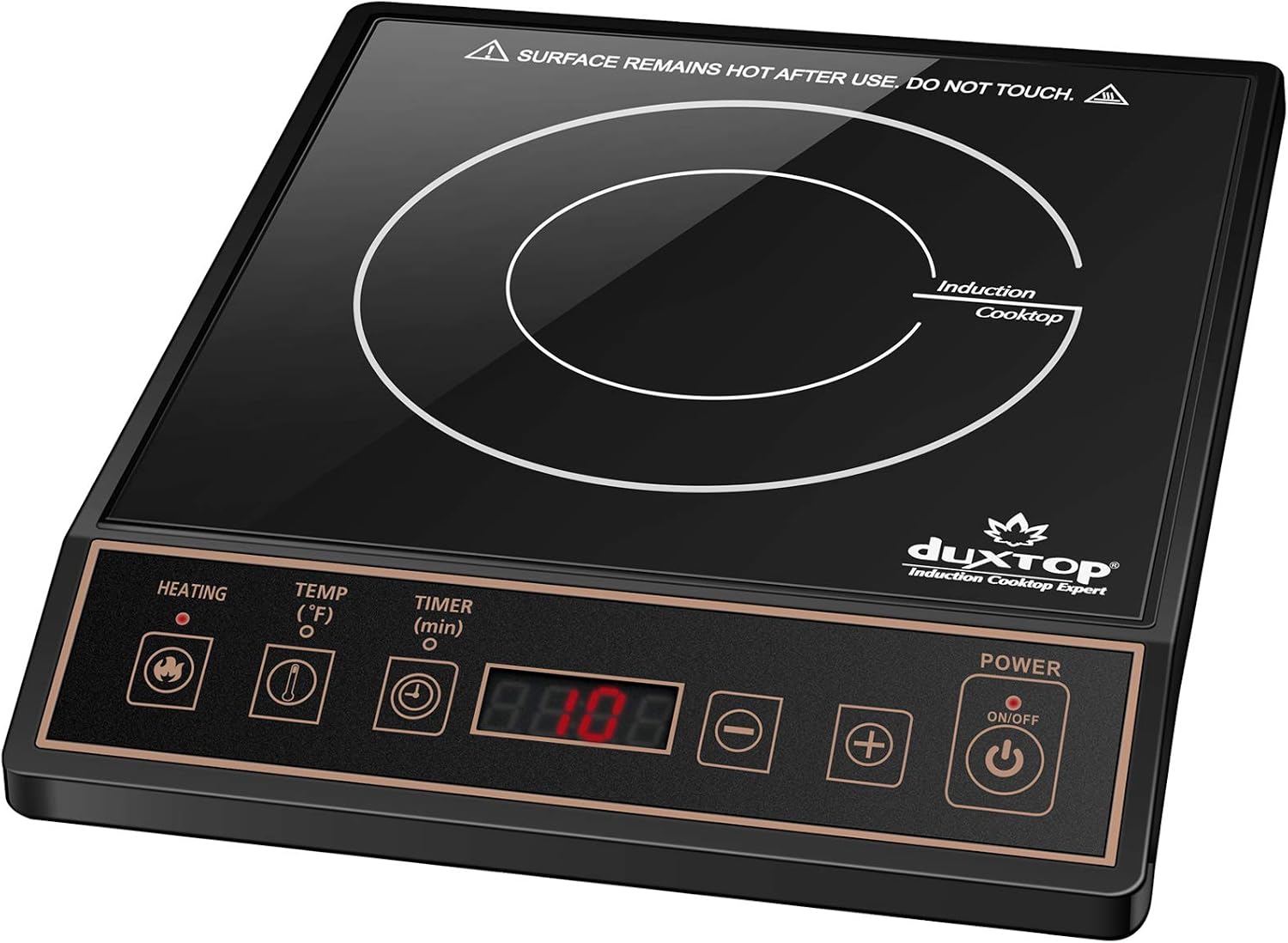 Induction Cooktop Portable - Quemador de encimera portátil con placa