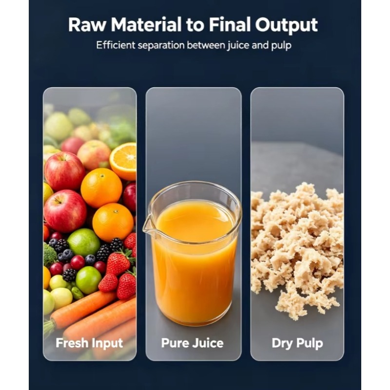 Juicer - Máquina Exprimidora Industrial de Alimentación Continua