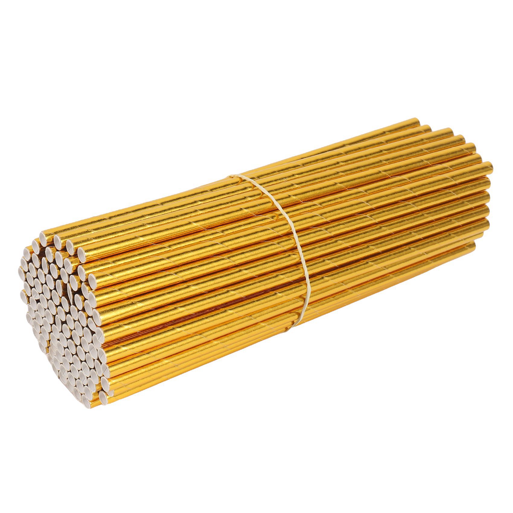 Pajitas de papel dorado para e - Kitchen Appliances In reseña y precio