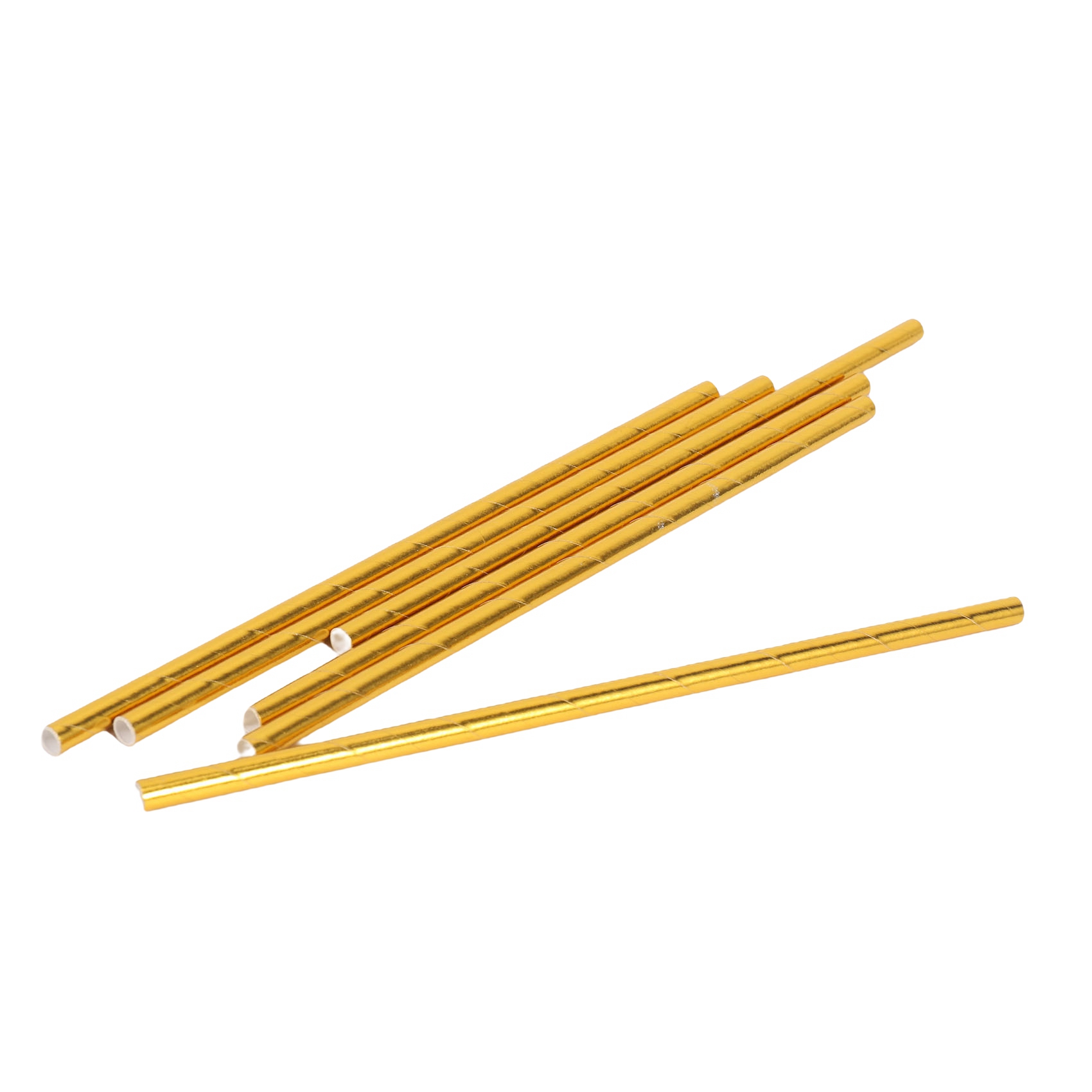 Pajitas de papel dorado para e - Kitchen Appliances In reseña y precio