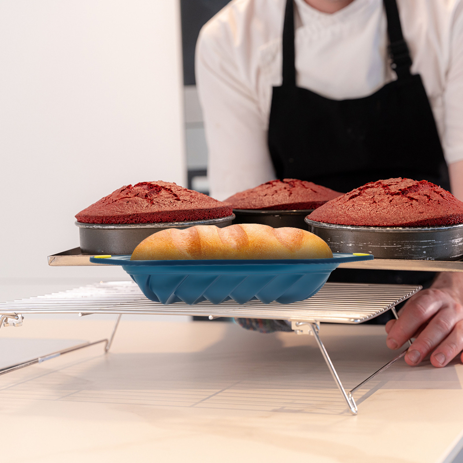 Molde de silicona para hornear - Microwave Oven reseña y precio