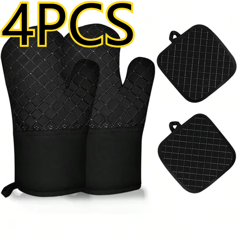 4 guantes de silicona para hor - Microwave Oven reseña y precio