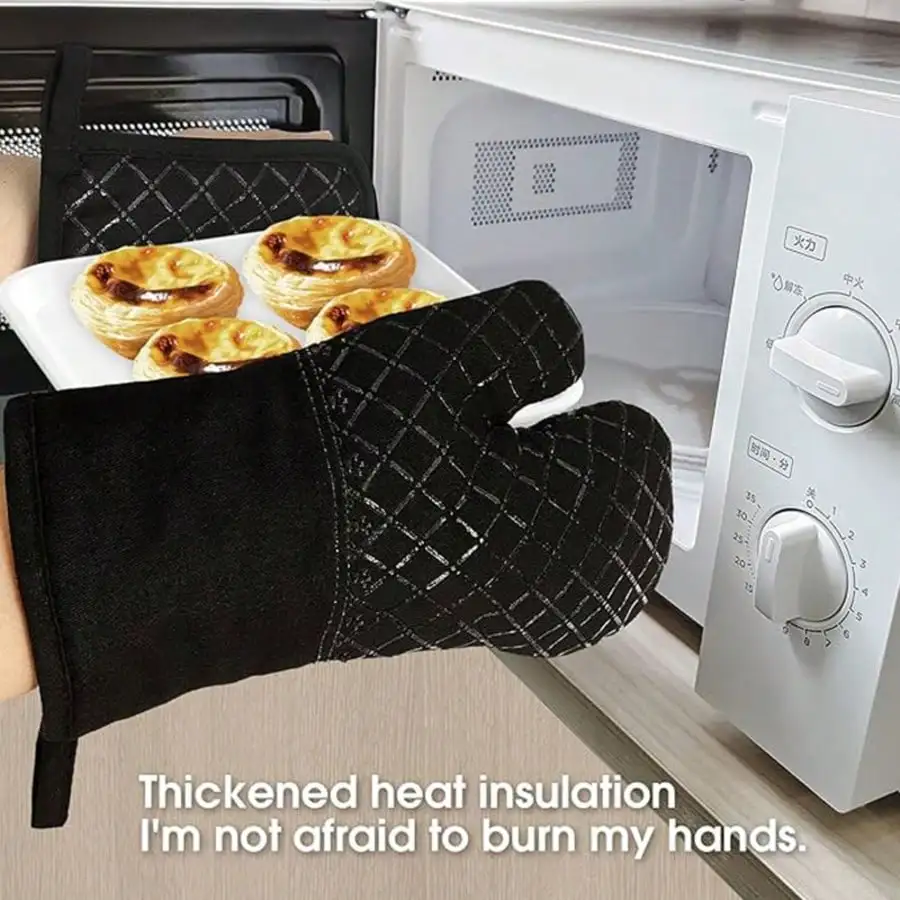 4 guantes de silicona para hor - Microwave Oven reseña y precio