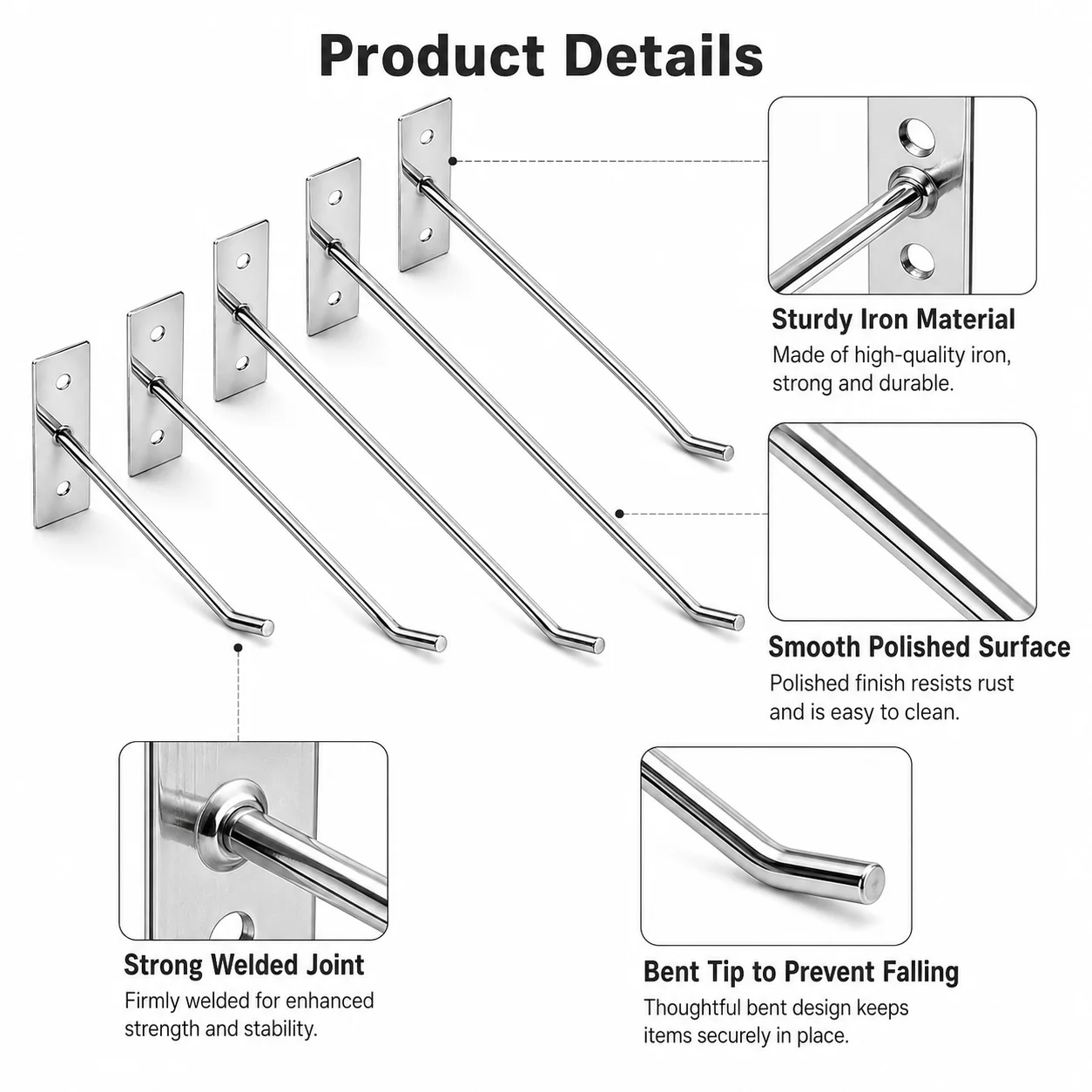 Ganchos de pared con tornillos - Kitchen Appliances Cabinet reseña y precio