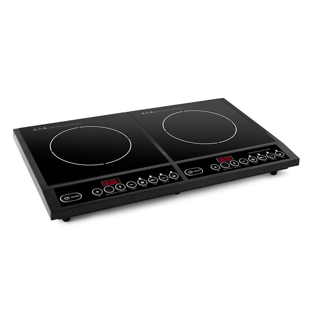Estufa de inducción doble inte - Induction Cooktop Portable reseña y precio
