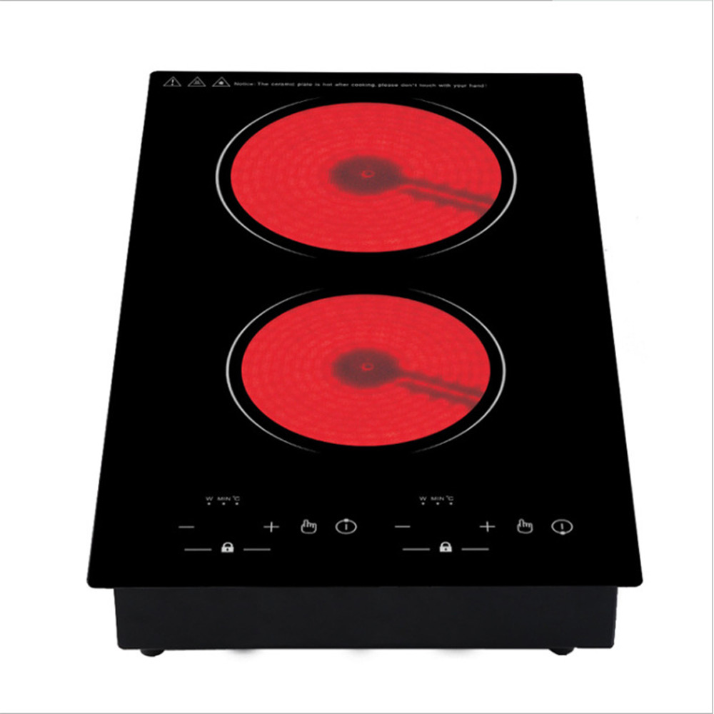 Estufa de inducción doble inte - Induction Cooktop Portable reseña y precio